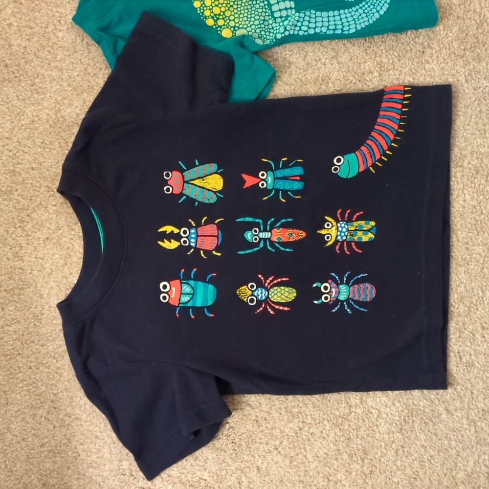 Carters Graphic Bugs 12 Months Tee - Picture 2 of 6
